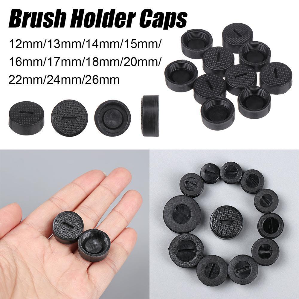 YANN1 Bộ 10 Nắp Nhựa Gắn Cọ Trang Điểm 17mm / 18mm / 20mm / 22mm Ốp