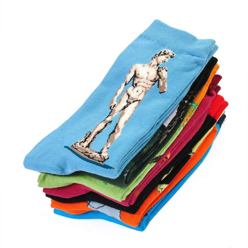 Vớ cotton in họa tiết sáng tạo ngộ nghĩnh dành cho cả nam nữ