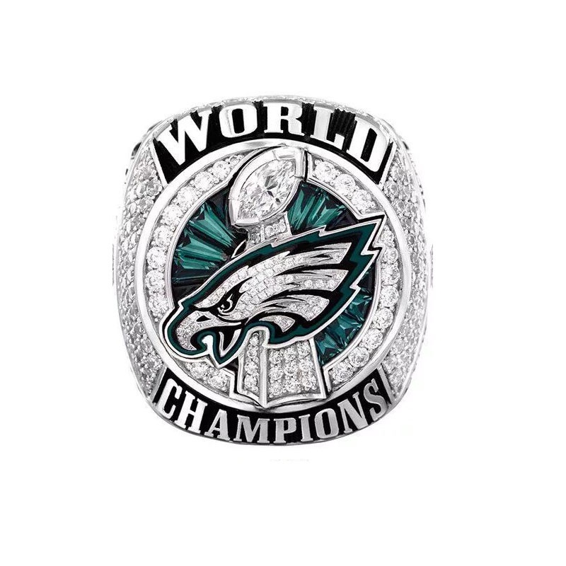 Nhẫn Thời Trang In Chữ Champion NFL Eagle 52th Team 52th Thời Trang 2017