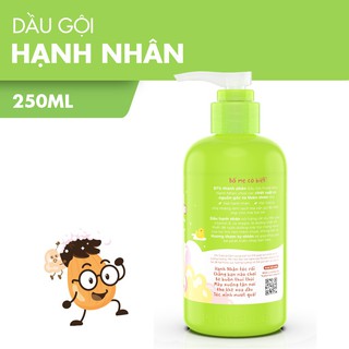 (250ML) Dầu Gội Purité Baby Hạnh Nhân Natural Shampoo Almond Oil