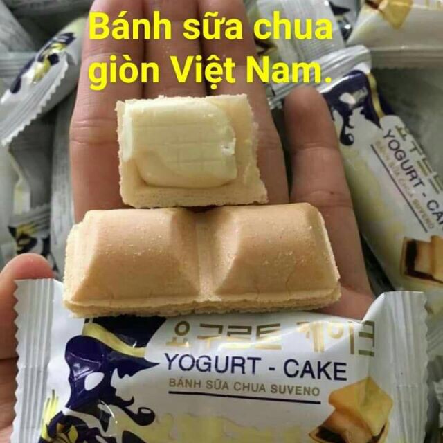 4 Cái Bánh xốp sữa chua