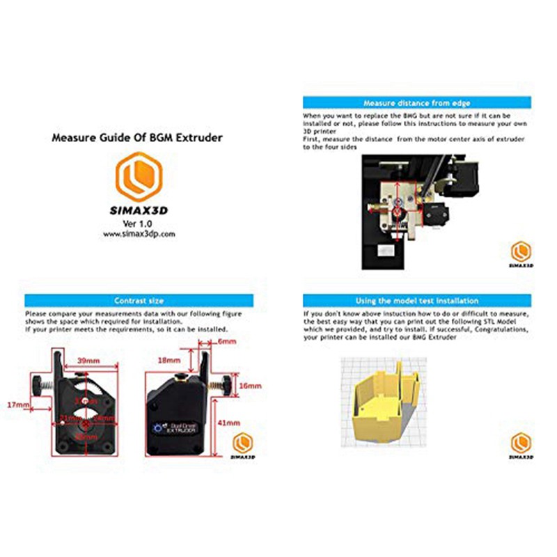 Bộ Bánh Răng Kép Cho Máy In 3d Cr10 / Anet E10 / Et4 3d | BigBuy360 - bigbuy360.vn