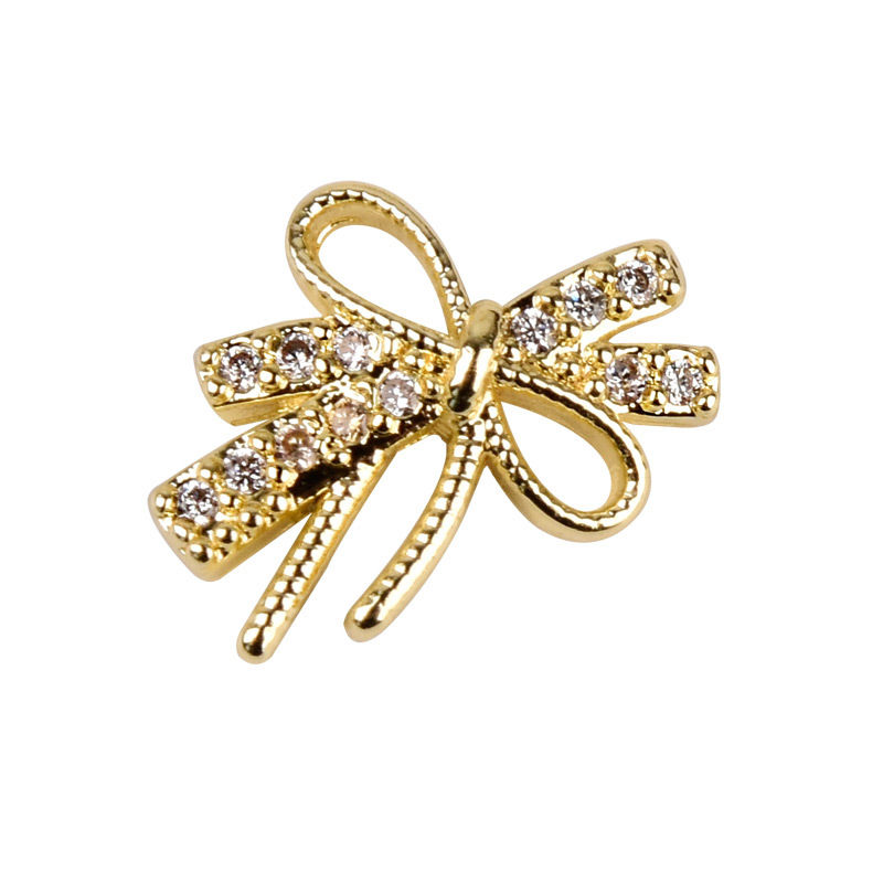 Phụ Kiện Trang Trí Móng Tay Nghệ Thuật Hình Bướm Và Nơ Sang Trọng