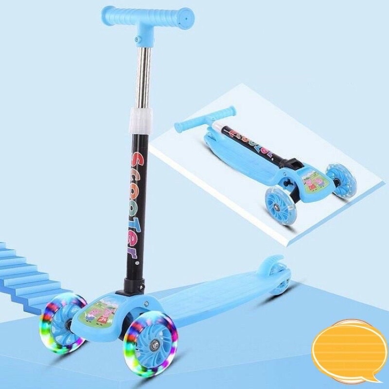 🥰Xe trượt Scooter 3 bánh, có bánh xe phát sáng cho bé yêu
