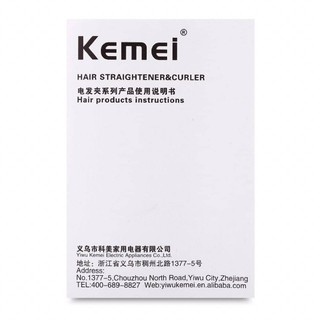 Máy duỗi tóc KM-2139 máy duỗi tóc 5 tốc độ làm thẳng phẳng kẹp sắt ion
