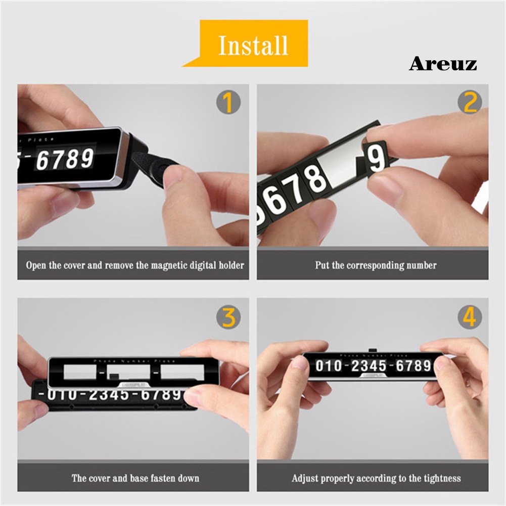 Ar Bảng Số Điện Thoại Đỗ Xe Hơi Tạm Thời Từ Tính | BigBuy360 - bigbuy360.vn