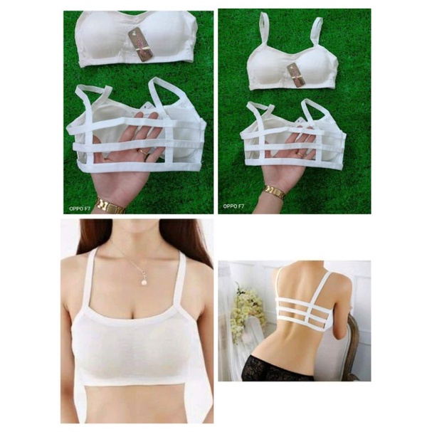 Combo 5 Áo Lá 3 Dây Đẹp  Cho Học Sinh Thcs Cấp 2 Đồ Lót Học Sinh Màu Trắng