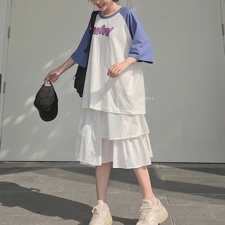 Áo Thun Nữ Form Rộng Thoải Mái Áo Phông Nữ Cotton Tay Lỡ Cổ Tròn In Chữ Trước Ngực Màu Trắng Xanh Nâu FIGHT 1677