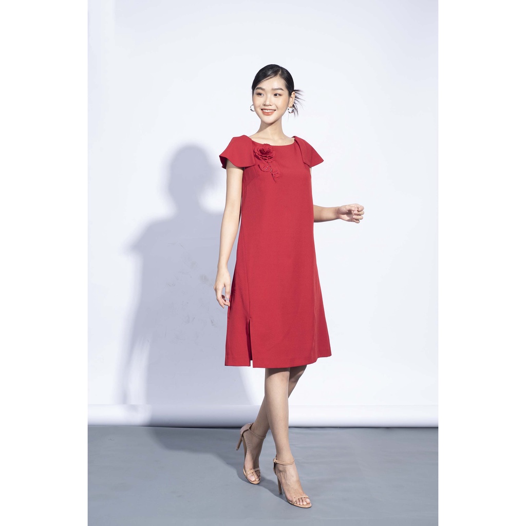 Đầm xuông, tay rơi, ngắn MMOutfit M-DA050221126