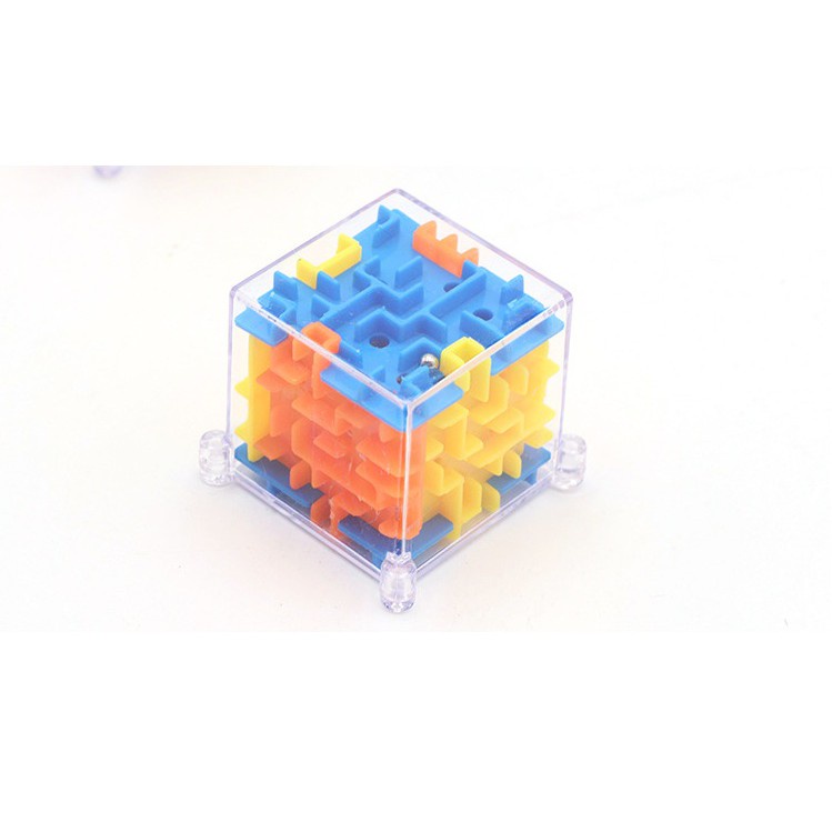 Combo 2 Đồ chơi rubik mê cung lăn bi - Khối lập phương 3D đồ chơi mê cung giáo dục trí tuệ cho trẻ