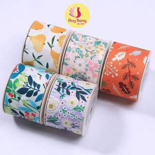 Ruy băng hoa HQ 38mm dùng làm nơ bờm, kẹp tóc