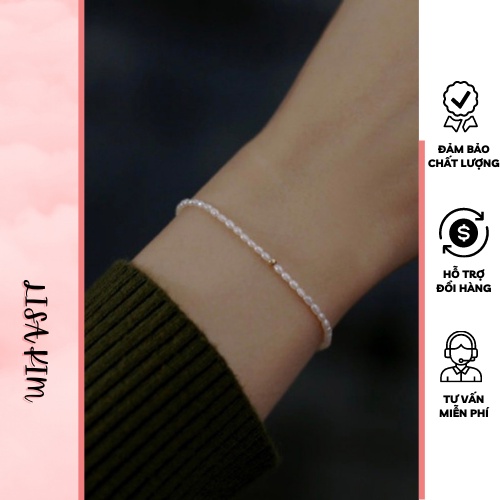 Vòng tay size nhí hạt gạo size 2.5 li