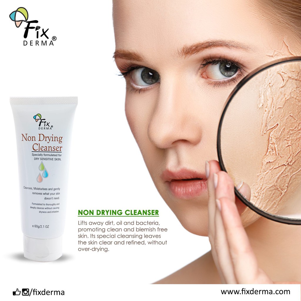 ✅[Siêu Cấp Chính Hãng] Sữa rửa mặt giảm mụn, nhờn, tẩy tế bào chết Fixderma Non Drying Cleanser