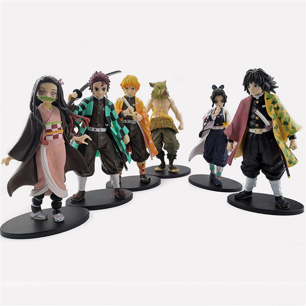 Mô Hình Nhân Vật Zenitsu Agatsuma Nezuko Tanjirou no Yaiba