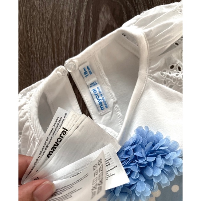 Váy Mayoral xuất dư xịn mịn dáng A suông cho bé gái từ 6-36 tháng