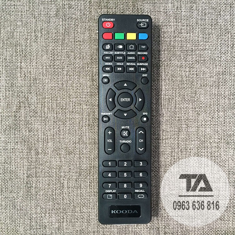 Điều khiển tivi KOODA các dòng LED/LCD/Smart TV┃Hàng Chính Hãng tặng kèm pin