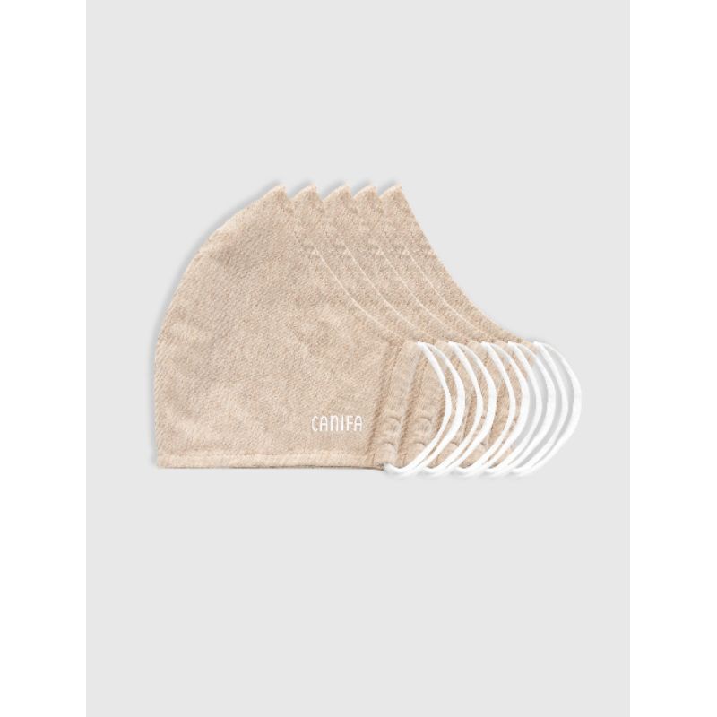 Set 5 khẩu trang vải kháng khuẩn, thoáng mát Canifa