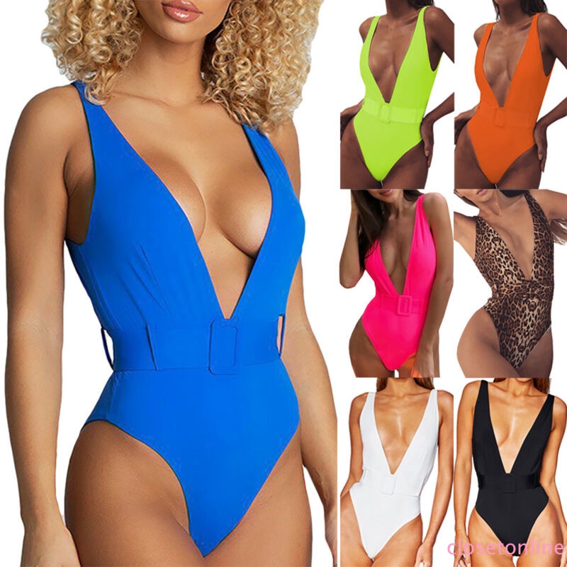 Bikini Một Mảnh Cổ Chữ V Khoét Sâu Gợi Cảm | BigBuy360 - bigbuy360.vn