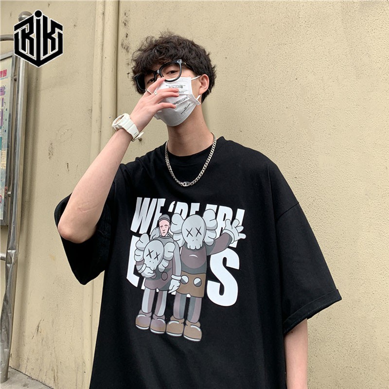 Áo thun tay lỡ RIK nam nữ Unisex, áo phông form rộng Oversize ATL143 | BigBuy360 - bigbuy360.vn