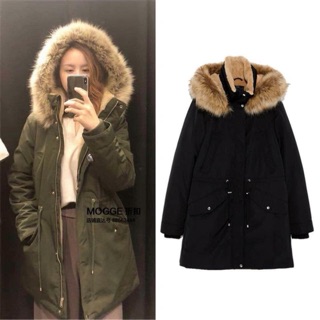 ÁO PARKA ZARA LÓT LÔNG CÓ MŨ MỚI NHẤT 2019