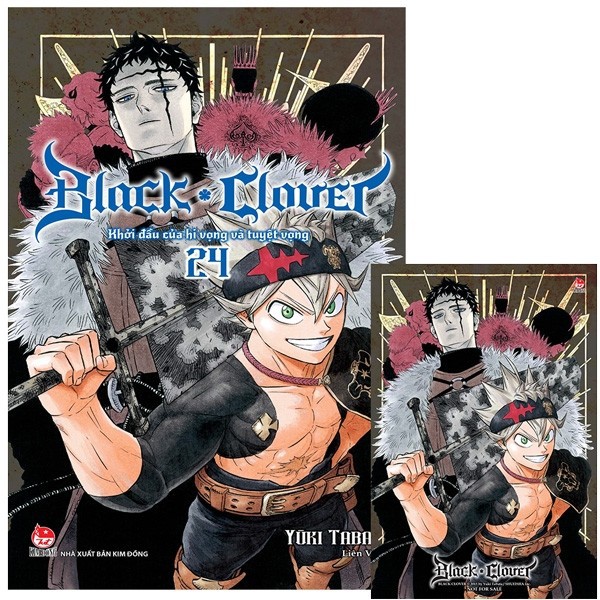 Sách - Black Clover - Tập 24: Khởi Đầu Của Hi Vọng Và Tuyệt Vọng - Tặng Kèm Postcard