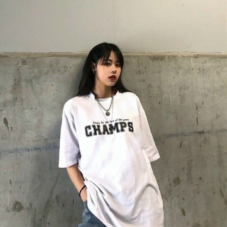 Áo Thun tay lỡ Tshirt Nữ Nam Unisex Chất Vải Thun Cotton
