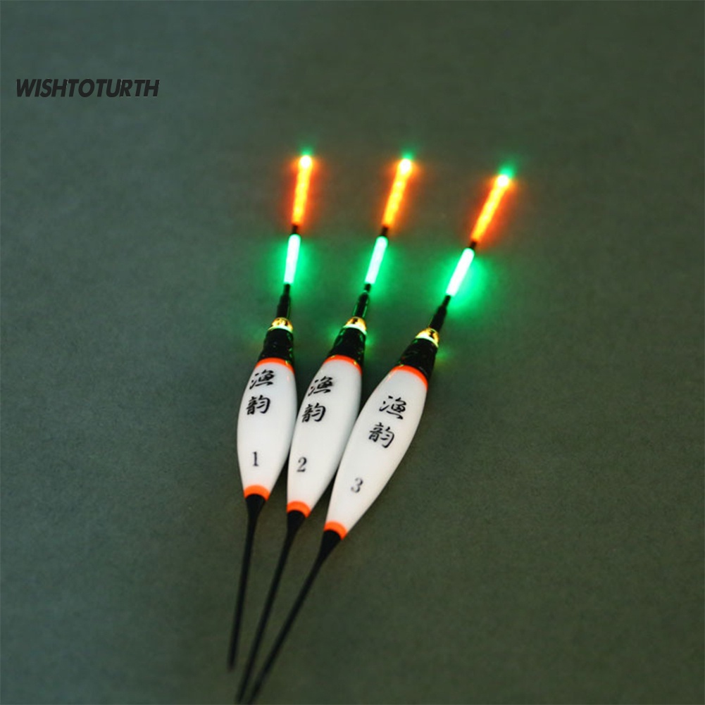 Bộ 3 Phao Câu Cá Có Đèn LED Phát Sáng