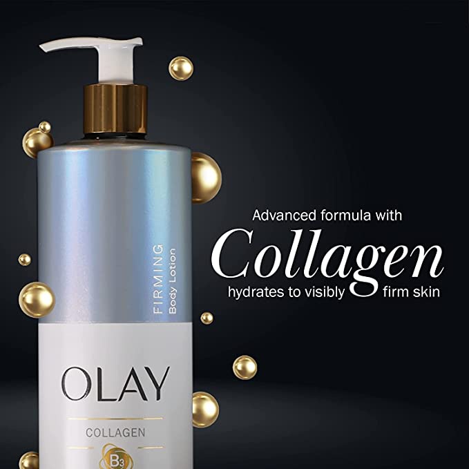 Dưỡng thể Olay Firming & Hydrating Body Lotion with Collagen 502ml