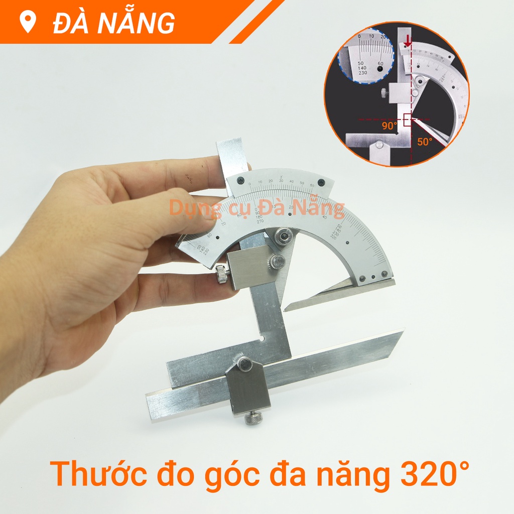 Thước đo góc đa năng 320°