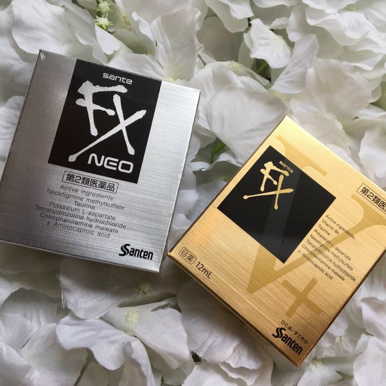 Hộp dưỡng mắt/ nhỏ mắt Sante Neo Fx Nhật Bản