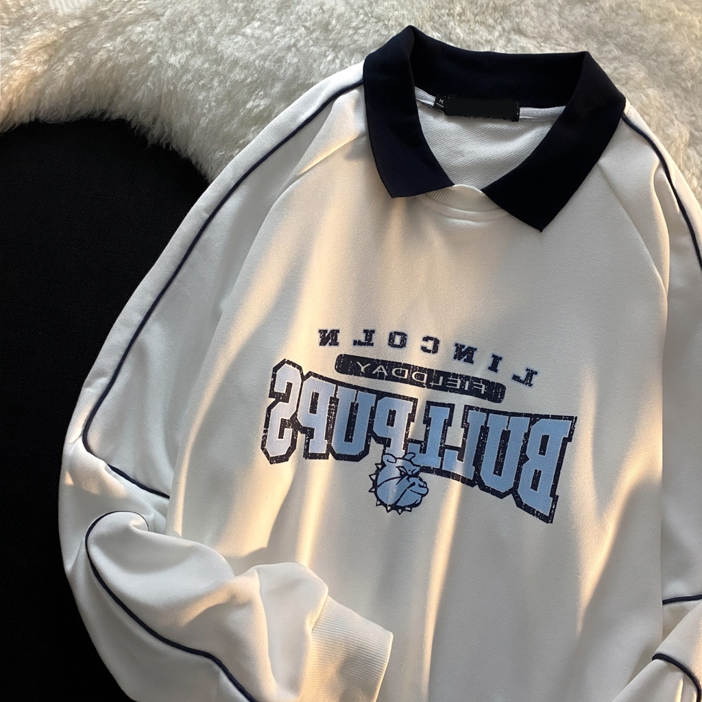 [Hàng Order] Áo Polo BULLPUPS có cổ ULzzang form rộng dài tay dày dặn Unisex mới nhất thu đông 2021 PL005 | BigBuy360 - bigbuy360.vn