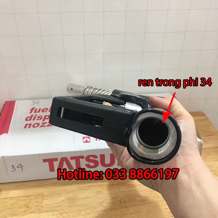 Cò bơm xăng dầu Tatsuno phi 34