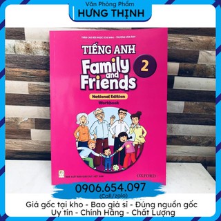 🎗️Sỉ vpp tại kho🎗 Tiếng anh lớp 2 family and friends chan troi sang tao - vpp Hưng Thịnh