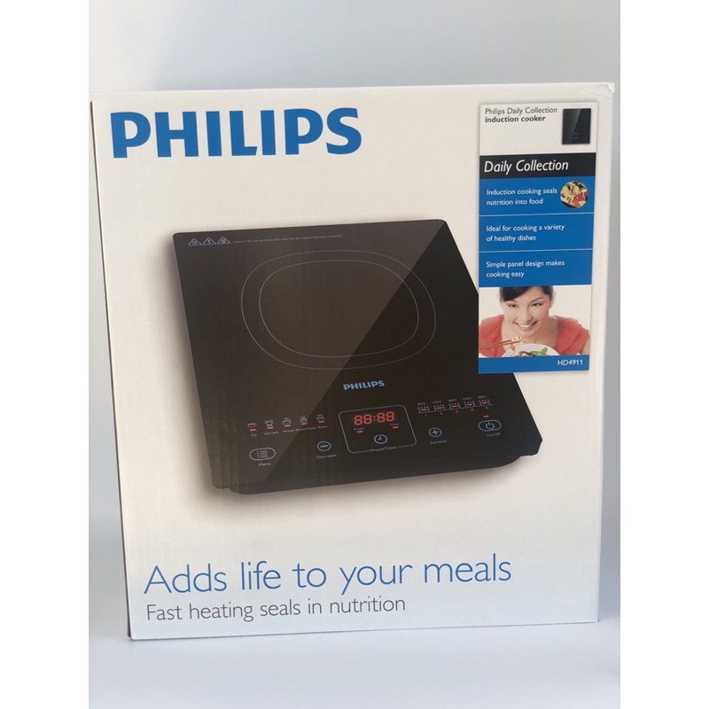 [CHÍNH HÃNG] Bếp điện từ Philips HD4911 tặng kèm nồi cao cấp
