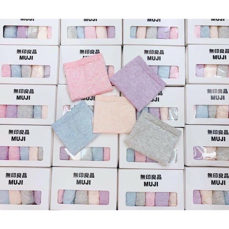 Quần lót nữ Muji hàng xuất nhật, hộp 5 quần | BigBuy360 - bigbuy360.vn