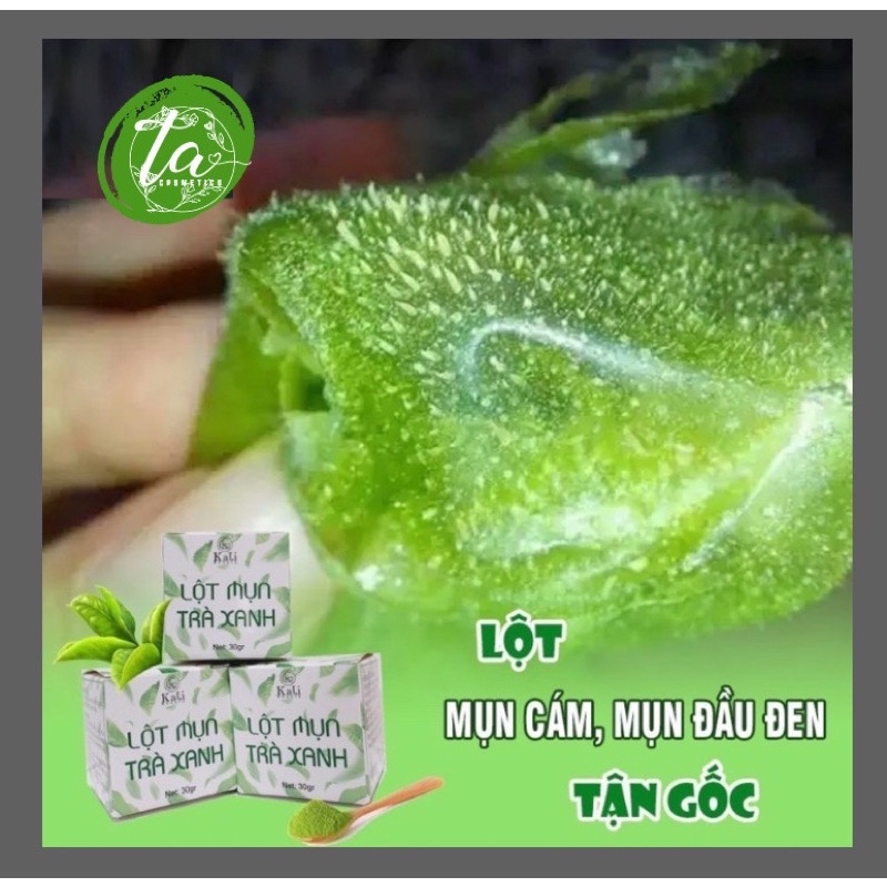 Lọ lớn 50gr lột mụn trà xanh từ lá trà xanh, sạch mụn, sạch bã nhờn, an toàn hiệu quả[ Thuỷ Mộc Beauty]