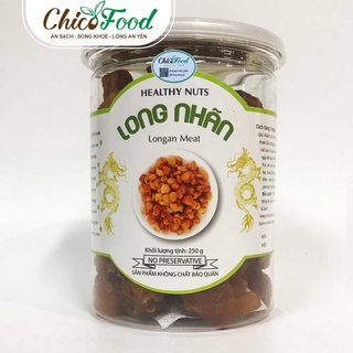 Long nhãn sấy dẻo loại 1 healthy nuts hộp 250g