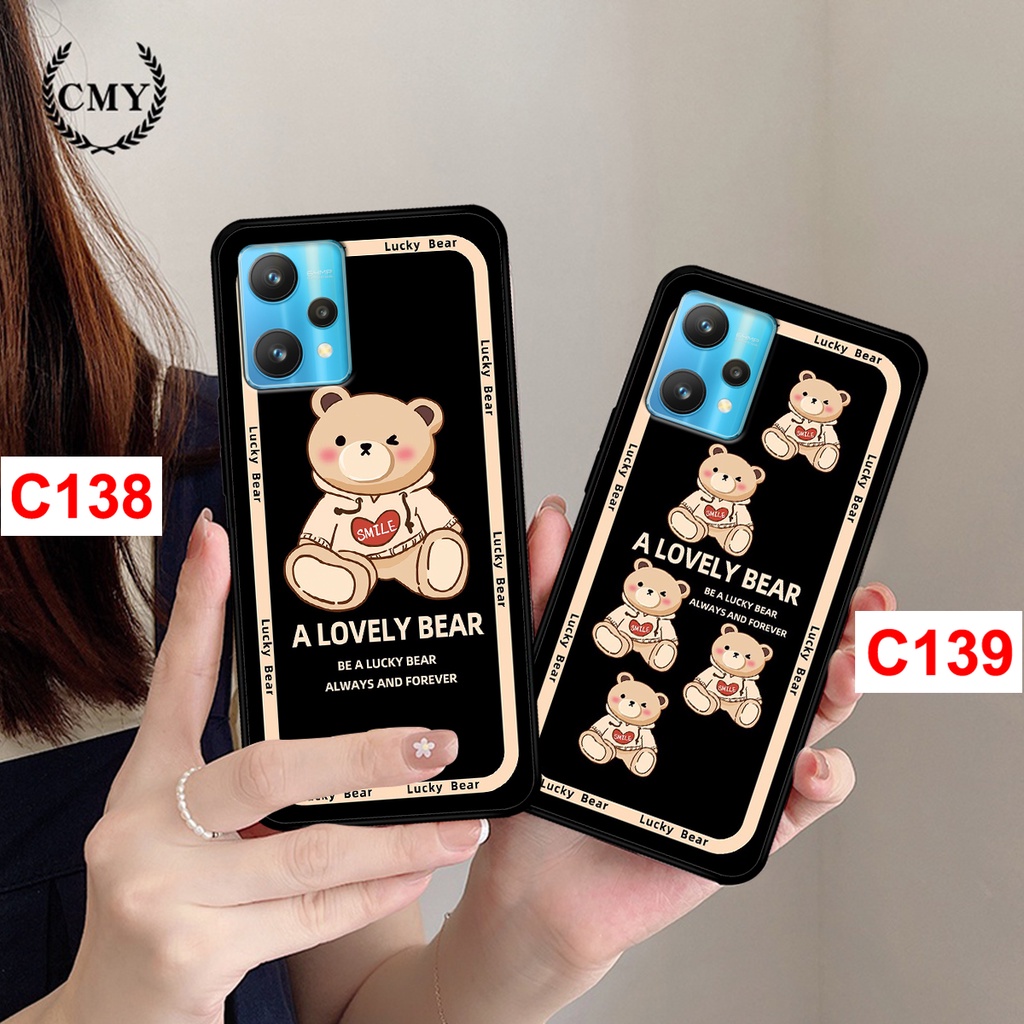Ốp lưng Realme 9i - Realme 9 Pro in hình gấu bear dễ thương . ốp realme 9i rẻ bền đẹp.