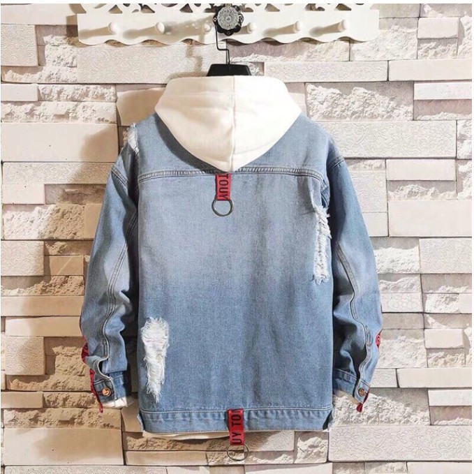 Áo Khoác JEAN NAM XANH NHẠT Cao Cấp Cực Đẹp - Mẫu Mới 2019