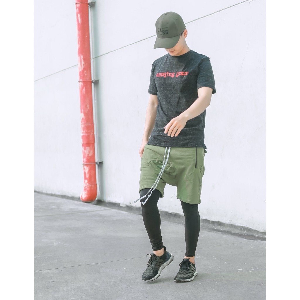 Quần Đùi Thun 2 Lớp Cao Cấp Co Giãn Tốt, Dày Dặn,Thoáng Khí, Đũng Thụng Cá Tính Thời Trang Trẻ Trung Năng Động R1