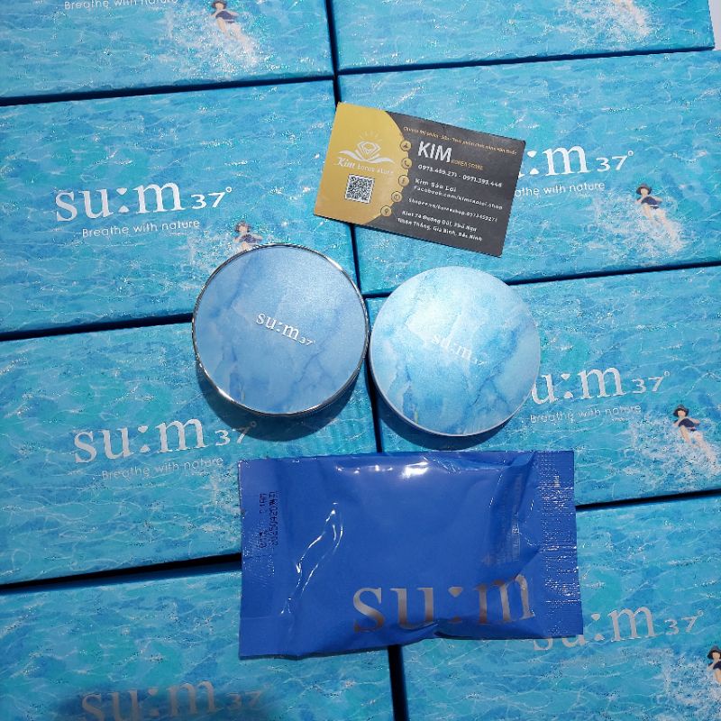 Phấn nước Su:m37 kiềm dầu, che khuyết điểm CC cushion perfect finish