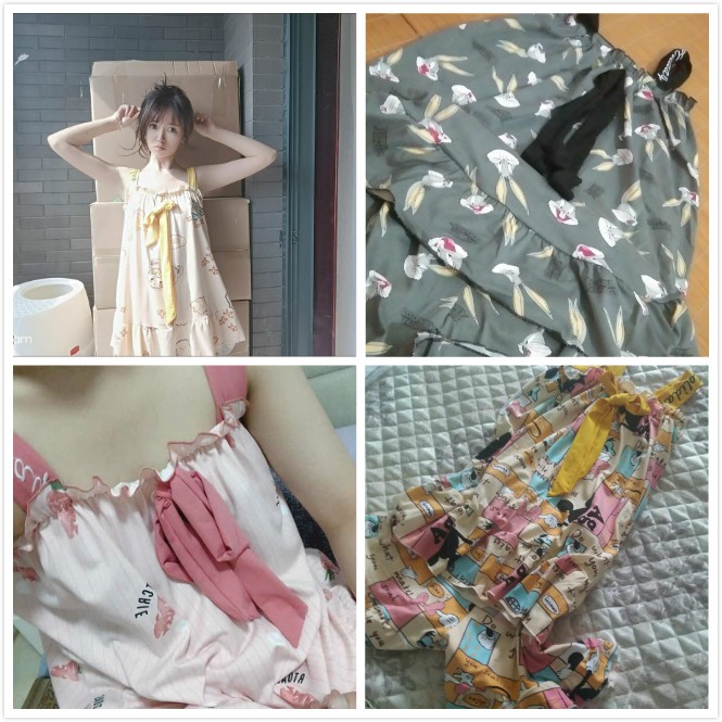 Bộ Đồ Ngủ Hai Mảnh Thời Trang Mùa Hè Quyến Rũ Dành Cho Bạn Nữ