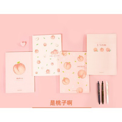 SỔ NOTEBOOK ROSYPOSY GHI CHÉP KHÂU GÁY B5 80 TRANG VINTAGE SET 4 QUYỂN