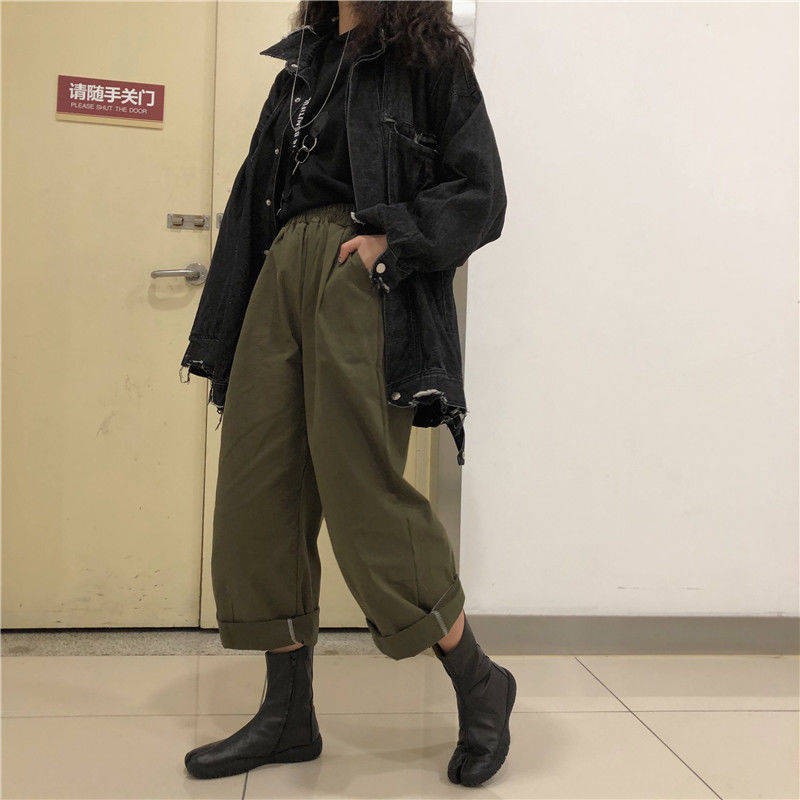 Quần Jeans Nữ Lưng Cao Thời Trang Hàn 200 | BigBuy360 - bigbuy360.vn