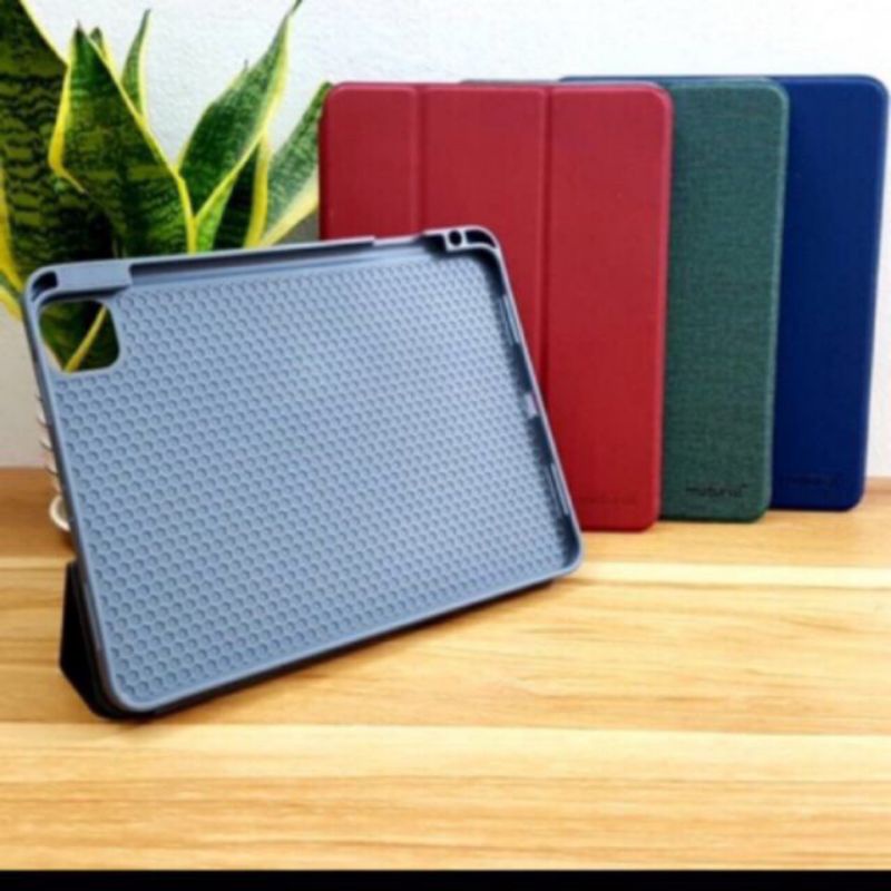 Bao da chính hãng Mutural cho iPad Gen 10 2022 / Pro 11 inch 2021 M1 lưng silicon chống sốc
