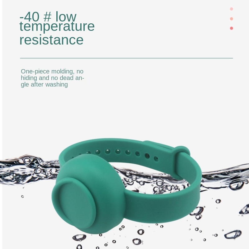 [Hàng mới về] đựng nước rửa tay Vòng đeo tay silicon khử trùng không cần rửa tay đựng nước chai nước hoa