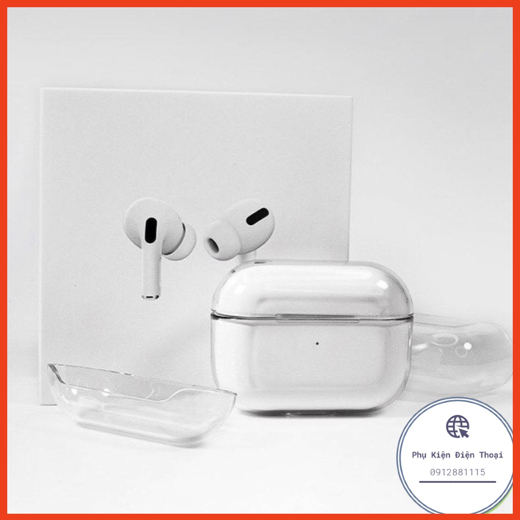 Case airpods pro ( airpod 3 ) 1 2  Vỏ bọc Clear silicon dẻo đựng tai nghe không dây trong suốt siêu đẹp