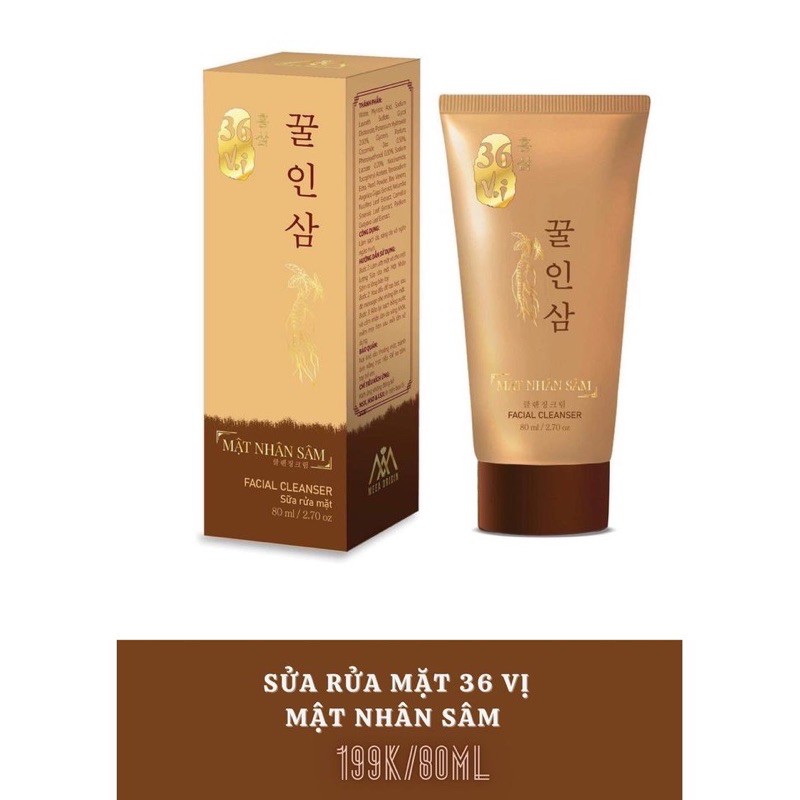 SỬA RỬA MẶT 36 VỊ
