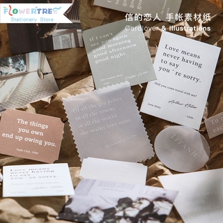 Set 30 Giấy Viết Tay Flowertree Tiện Dụng