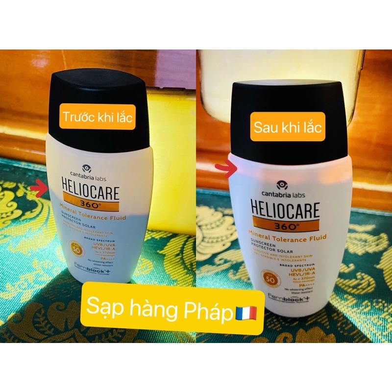 Kem chống nắng Heliocare Mineral Tolerance Fluid